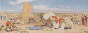 The Caravan - An Arab Encampment at Edfou